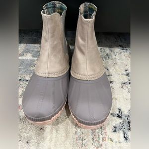 Avanti rain boot, tan, women size 8
